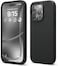 elago Liquid Silicone for iPhone 15 PRO case cover Full Body Protection, Shockproof, Slim, Anti-Scratch Soft Microfiber Lining - Black