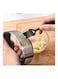 Generic Garlic Rocker Press Silver/Black 11.5X7.5X6.0Centimeter