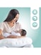 Moon Organic Feeding Nursing Pillow, White