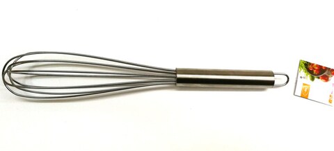 Generic Egg Beater Whisk Cake Egg Beater Srainless Steel - Silver 16 Inch