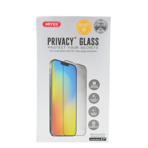 Mryes Tempered Glass Screen Protector Iphone 13 Pro Max Matt Privacy