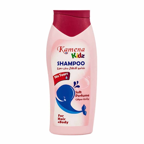 Kamena Kids Shampoo For Hair and Body - 400ml - Rose Scent