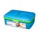 Sistema Lunchbox Slimline Quaddie 1.5l Assorted Color (This product will be delivered according to the available color)