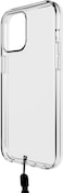 BodyGuardz Carve designed for iPhone 15 Pro MAX case cover with 16 feet Drop Protection with Lanyard - Clear