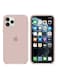 Generic Protective Silicone Case Cover For Apple Iphone 12 Pro 6.1Inch Pink Sand