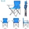 Generic Folding Beach Chair, Foldable Camping Chair With Carry Bag For Adult, Lightweight Folding High Back Camping Chair For Outdoor Camp Beach Travel Picnic Hiking