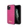 Guess - Apple iPhone 11 Pro Case, PU Croco Print Case with Metal Logo Compatible for iPhone 11 Pro and support Wireless Charging, Easy Access to All Ports, CG Mobile Officially Licensed - Pink