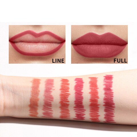 Mei Stylish Precision Matte Waterproof Lip Liner - Long-Lasting, Smudge-Proof Definition, Nude Pink
