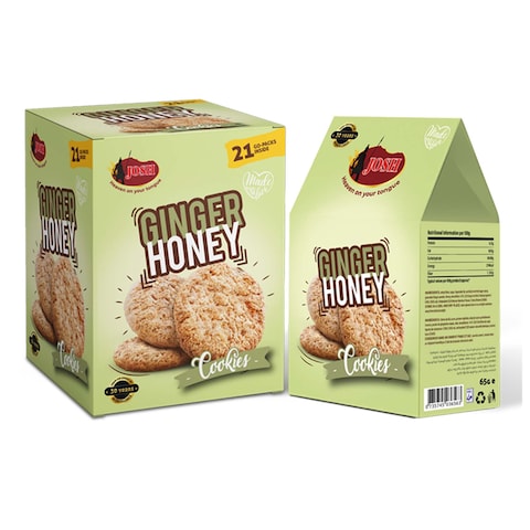 Josh Ginger Honey Cookies 65g