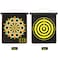 Generic-15-inch Magnetic Dart Board Darts  Double Sided Rollup Flocking Dartboards Darts Plate of Safety Dart Safety Game Board For Indoor/Outdoor   With 4/6 Darts