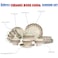 XIANGYU Dinner Set Porcelain Gold, 24pcs tea set; (12)pcs tea cup/saucer, (1) 10'5 flat plate, (6) 7'5 flat plate, (2) tea pot, (2) sugar pot, (1) milk pot. New Ceramic Bone China, The rich and colorf