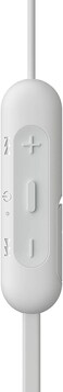 Sony WI-C200 Wireless In-Ear Headphones With 15 Hours Battery Life,Metallic Finish, Bluetooth ver 5.0, Headset With Mic For Phone Calls (White)