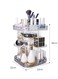 360-Degree Rotating Makeup Organizer Case Clear