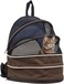 Cat carrier backpack, Breathable cat and small dogs backpack carrier with mat and safety leash, Expandable pet carrier bag for Travel, Hiking, and Outdoor use 48 cm (Chocolate)
