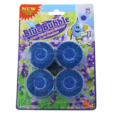 Blue Bubble Wc Block Lavender 50Gx4