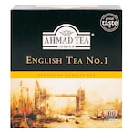 Buy Ahmad Tea English Tea Number One 100 Tagged Teabag in Saudi Arabia