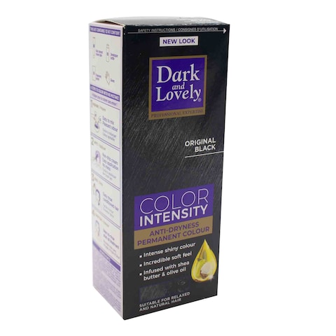 Dark And Lovely Original Black Intensity Hair Color Cream 100ml