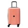 Delsey Ophelie 4 Double Wheel Hardcase Cabin Luggage Trolley Glossy Pink 55cm