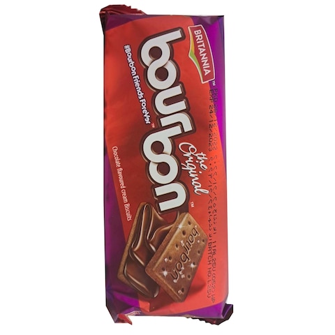 Britannia Bourbon Treat Chocolate Cream Biscuits 100g