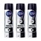 NIVEA MEN  Antiperspirant Spray for Men  Black &amp; White Invisible Protection Original 150ml Pack of 2