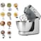 Kenwood Prospero Plus Kitchen Machine KHC29.W0SL, 4.3 L, 1000 W, Compact Design, Silver