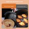 Sunnyrobby Air Fryer Disposable Paper Liners, 100PCS Round Air Fryer Paper Liners. 6.3 Natural Parchment Paper for Air Fryer Oil-proof Water-proof, Food Grade Parchment for Air fryer