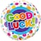 Special Occasion Good Luck Colorful Dots 18in Foil Balloon