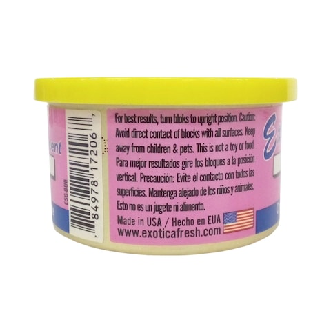 Exotica Organic Car Air Freshener - Bubble Gum Scent - 42 gram