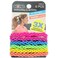 Scunci Everyday And Active Strand Elastics, Assorted Colors, 6-Pcs Per Pack, 1-Pack