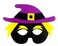 Child Witch Masks 2Pcs/Pk