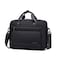 Arctic Hunter Laptop Case Crossbody Lightweight Adjustable Shoulder Strap Durable Business Briefcase 15.6 Inch Carry On Multiple Pockets Messenger Bag for Unisex GW00017 Black
