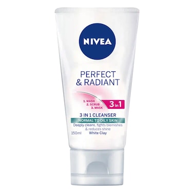 Nivea Perfect &amp; Radiant 3In1 Cleanse 150Ml