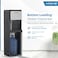 Krome Bottom Loading Water Dispenser, Hot, Cold And Normal Water, Floor Standing, Made With SUS 304 Tank And Food-Grade Silicone Gel Tube, Child Lock For Hot Water, Silver &amp; Black, KR-WDBL 3TB