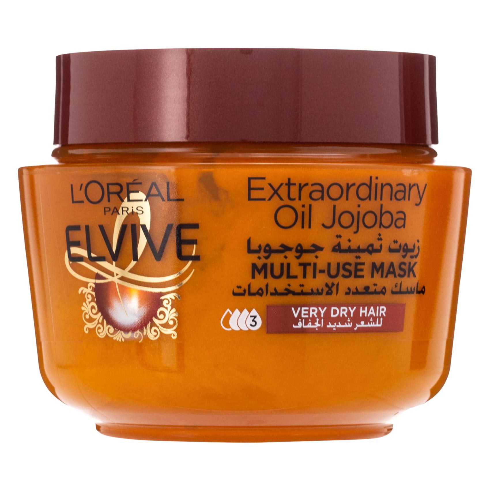 L&#39;Oreal Paris Elvive Extraordinary Oil Jojoba Multi Use Very Dry Hair Mask 300ML