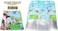 Baby Play Mat Single Side Climbing Mat, Anti Slip Soft Crawling Mat with Fabric Covering Edge, Drawing of Alphabet Figures &amp; Animals