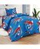 Sleep Night 3 Pieces Kids Compressed Comforter Set, Single Size 150 X 200cm Modern Printed Bedding Set For Girls And Boys, MultiColor