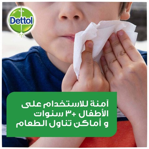 ديتول مناديل مبللة ضد البكتريا - 10 منديل