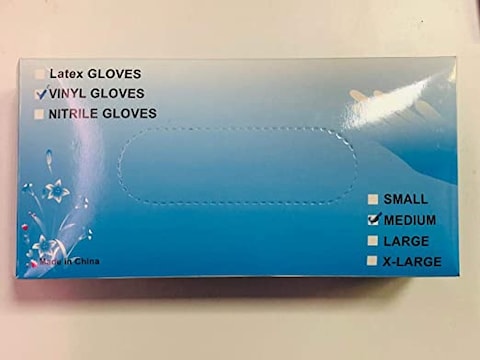 Buy Vinyl Gloves Powder Free Medium Disposable And Clear Gloves,(100Pcs) in UAE