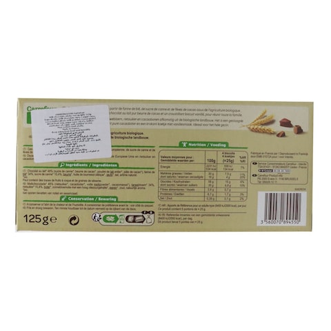 Carrefour Bio Milk Chocolate Sticks 125g