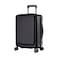 Eminent Hard Case Carry On Luggage Trolley Polycarbonate Alfred Front Loading Lightweight Business Travel Bag with Built in 2 Sided TSA Lock Laptop Compartment and USB Port Suitcase KK50M Black