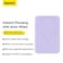 
Baseus 10000 mAh MagSafe Power Bank 10000mAh 15W Wireless Portable Charger PD 20W With USB-C Port Fast Charging for MagSafe Battery Pack for iPhone 15 Pro Max/iPhone 15/15 Plus/14/13/12 Series Purple