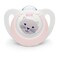 Nuk Star Day And Night Silicone Soother 0-6m SNK749 Multicolour 