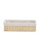 Homesmiths Storage Basket Natural with Liner 32 x 10 x 8 cm