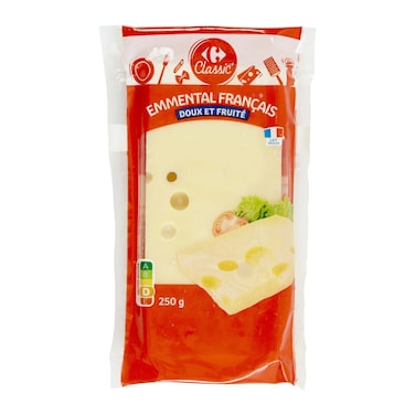 Carrefour Emmental Block 250GR