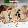 Generic Large Sling Puck Game, Foosball Winner Board Game, Wooden Hockey Table Game, Fast Paced Slingshot Game Board, Rapid Sling Table Battle Speed String Puck Game For Kids Adults &amp; Family Party