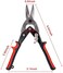 ABBASALI Aviation Snip - Straight Cut Tin Snips Cutting Metal Shears with Forged Tooth-Ripple Blade Cutting Steel Tool for Steel Aluminum Leather Copper (orange/red/yellow)