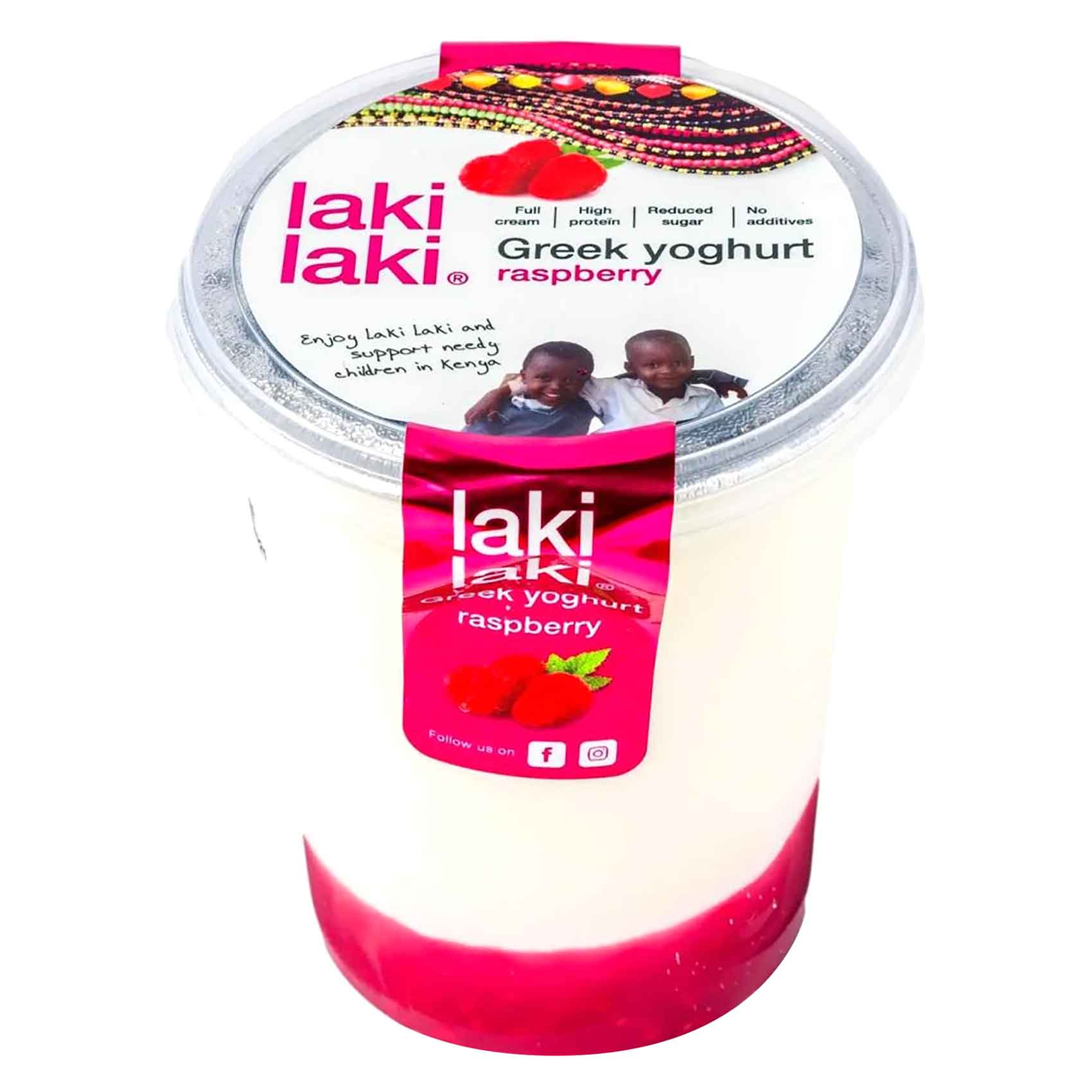  Laki laki Greek yoghurt raspberry 100ml 