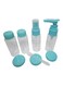 Generic 7-Piece Travel Makeup Spray Bottle Kit Blue/Clear