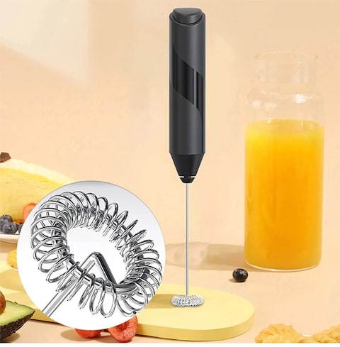 Lavish 2-Pack Battery Powered Electric Milk Frother Handheld Egg Beater