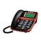 El Adl Tec 205Be Corded Phone - Black/Red